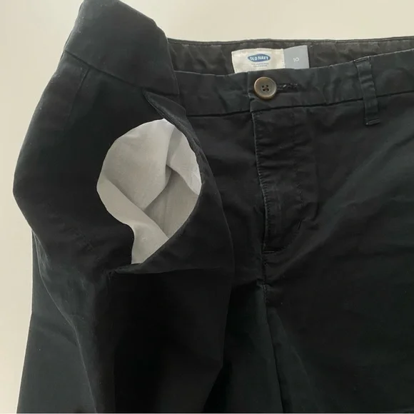 Old Navy Black Chino Shorts Size 10 - Picture 6 of 11